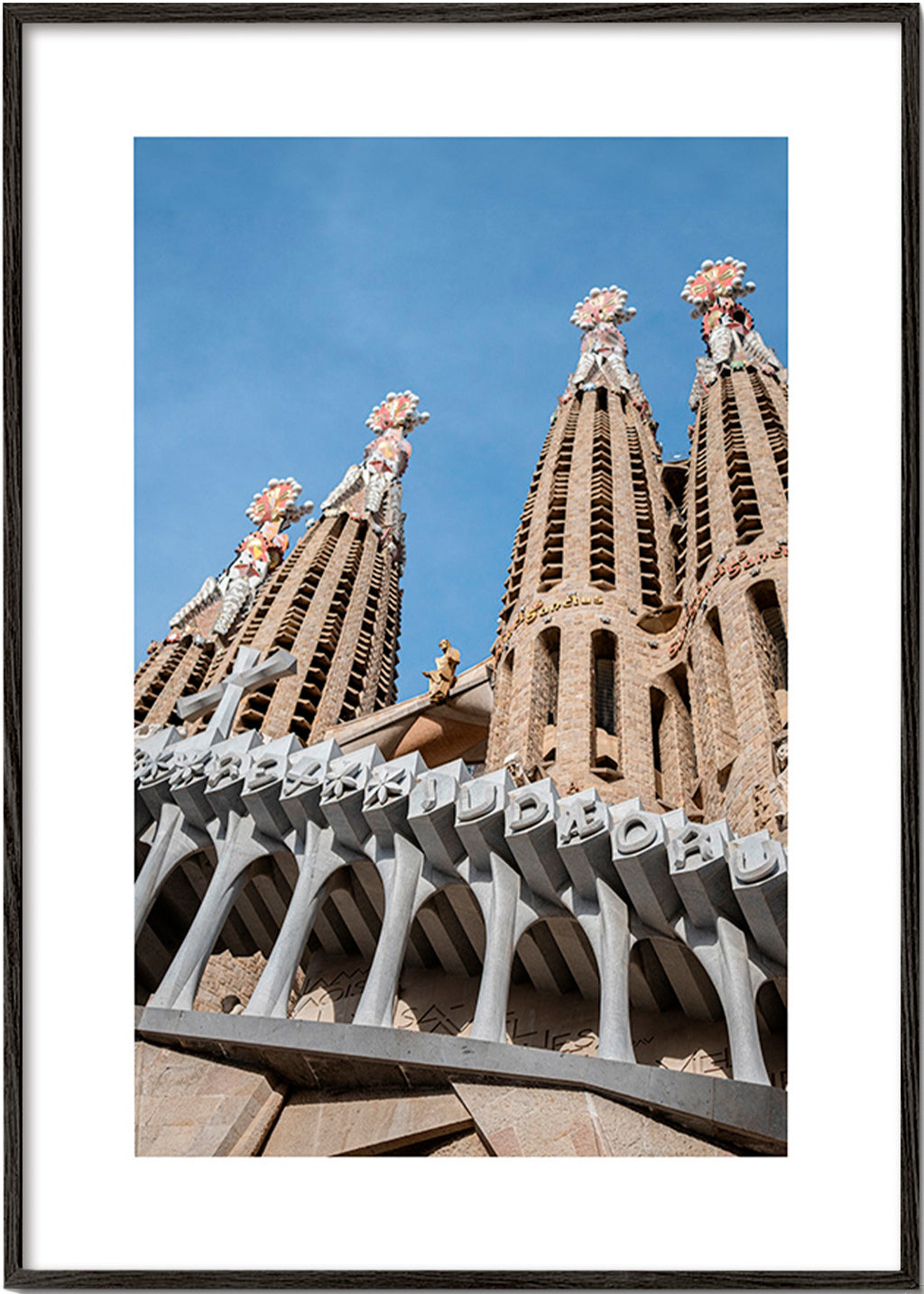 Sztuka do kuchni Fasada Sagrada Família pionowo