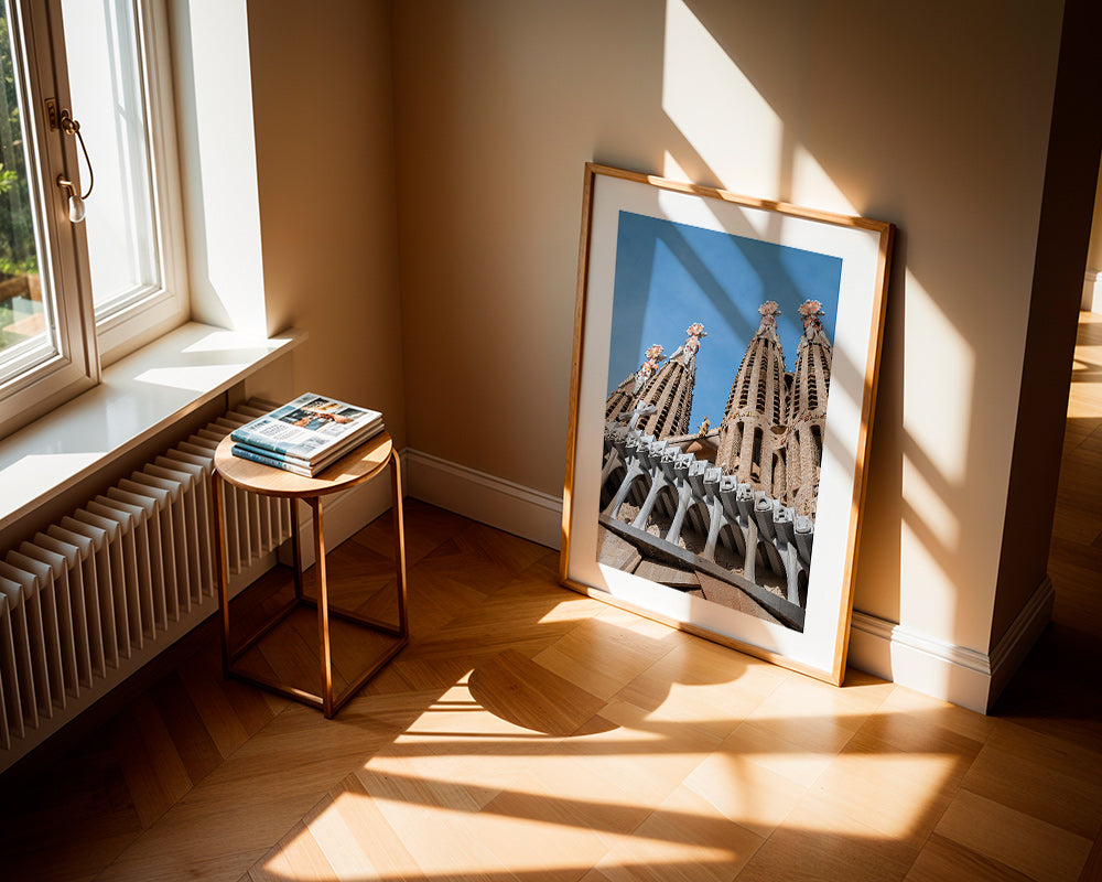 Sztuka do kuchni Fasada Sagrada Família pionowo