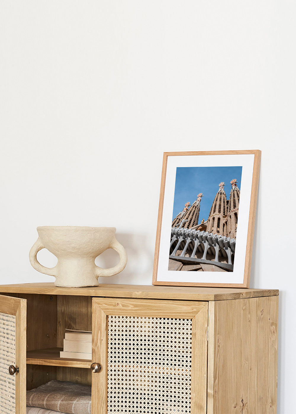 Sztuka do kuchni Fasada Sagrada Família pionowo