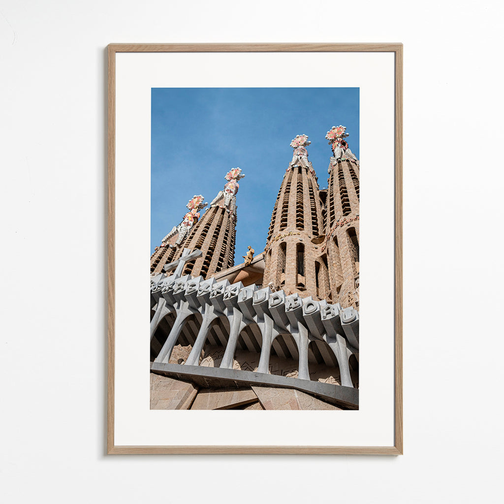 Sztuka do kuchni Fasada Sagrada Família pionowo