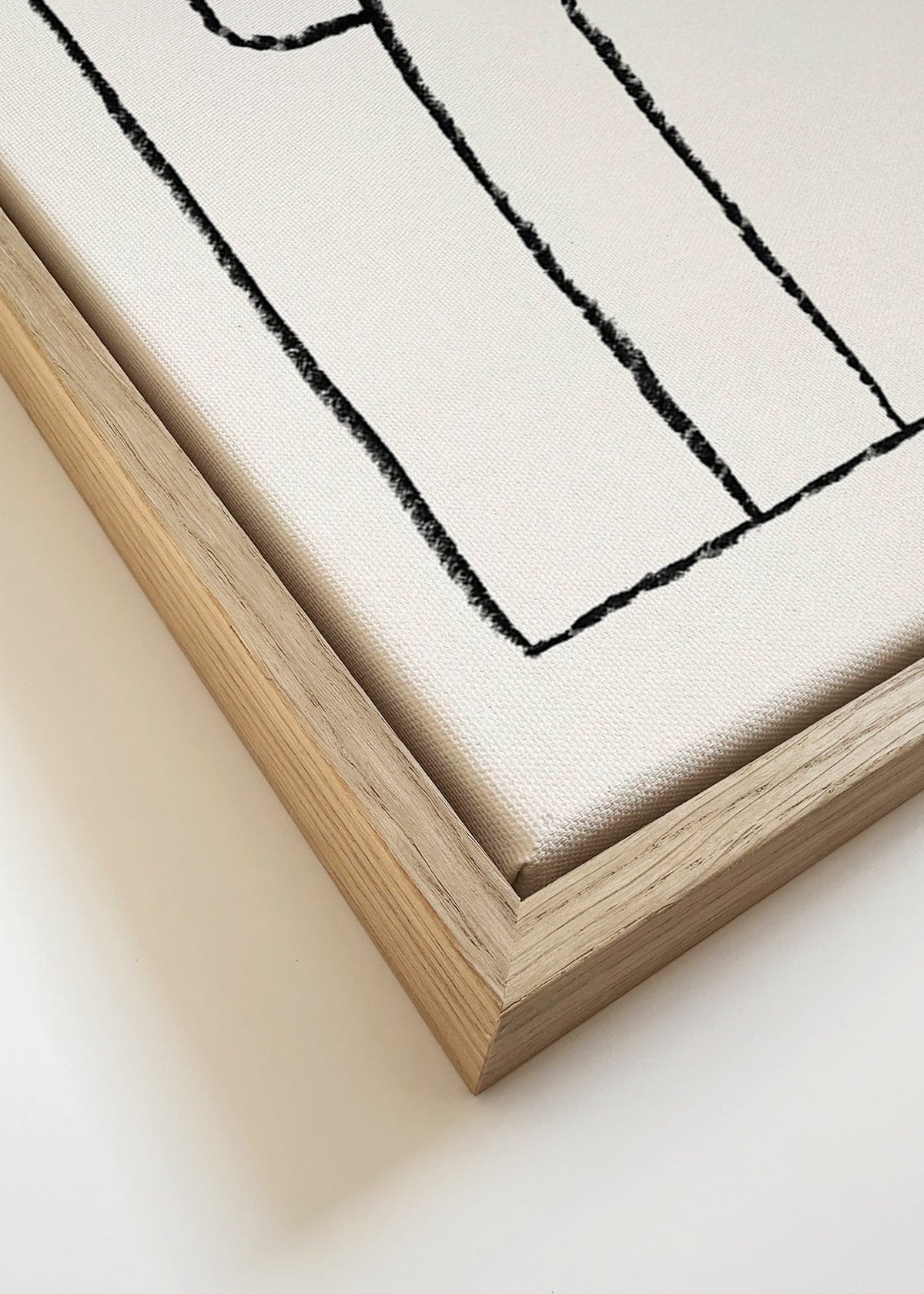 Ilustracja węża w kapeluszu – Canvas detail
