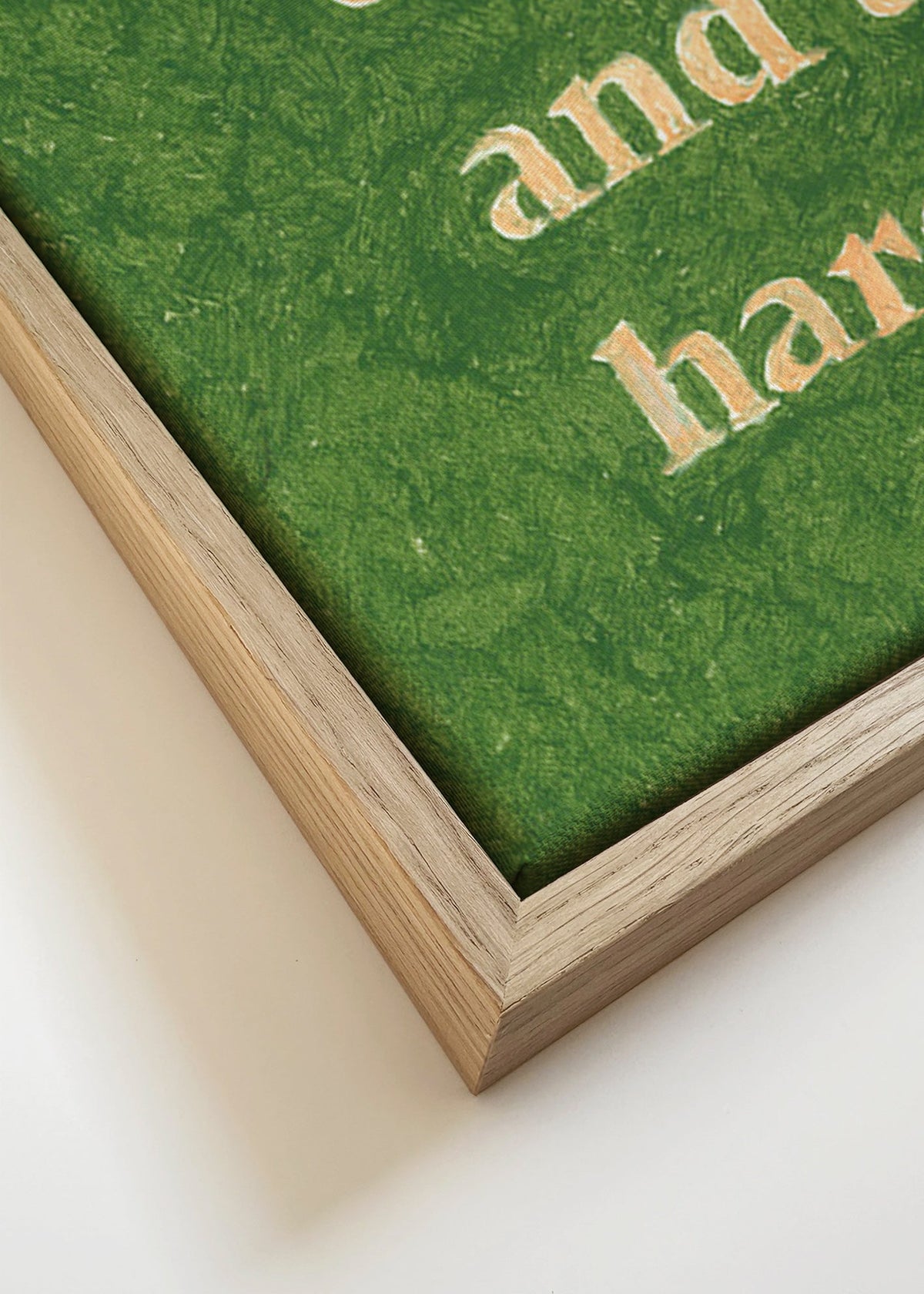 Plakat vintage z typografią i cytatem – Canvas detail
