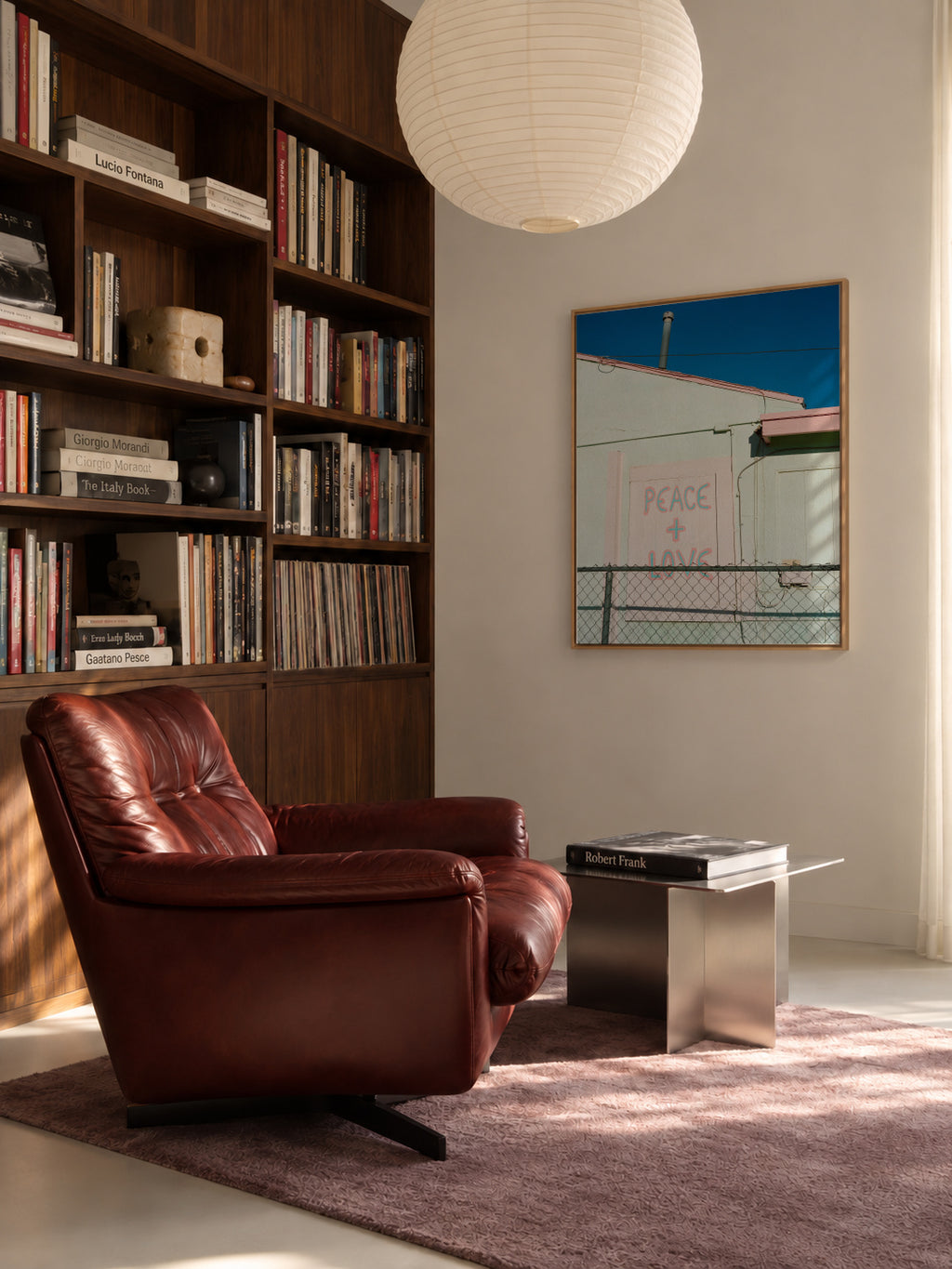 Joshua Tree Peace - Framed canvas in an interior