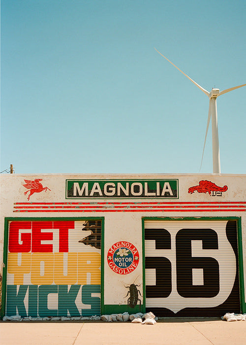 Sztuka do kuchni Route 66 mural fotograficzny