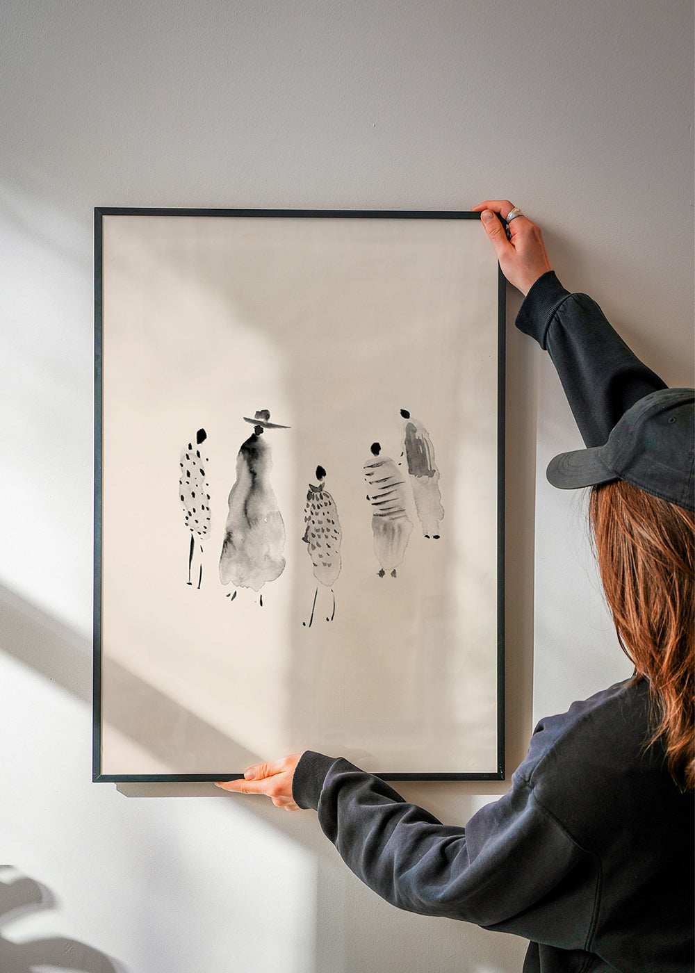 Ilustracja postaci tuszem minimalistyczna – Product1