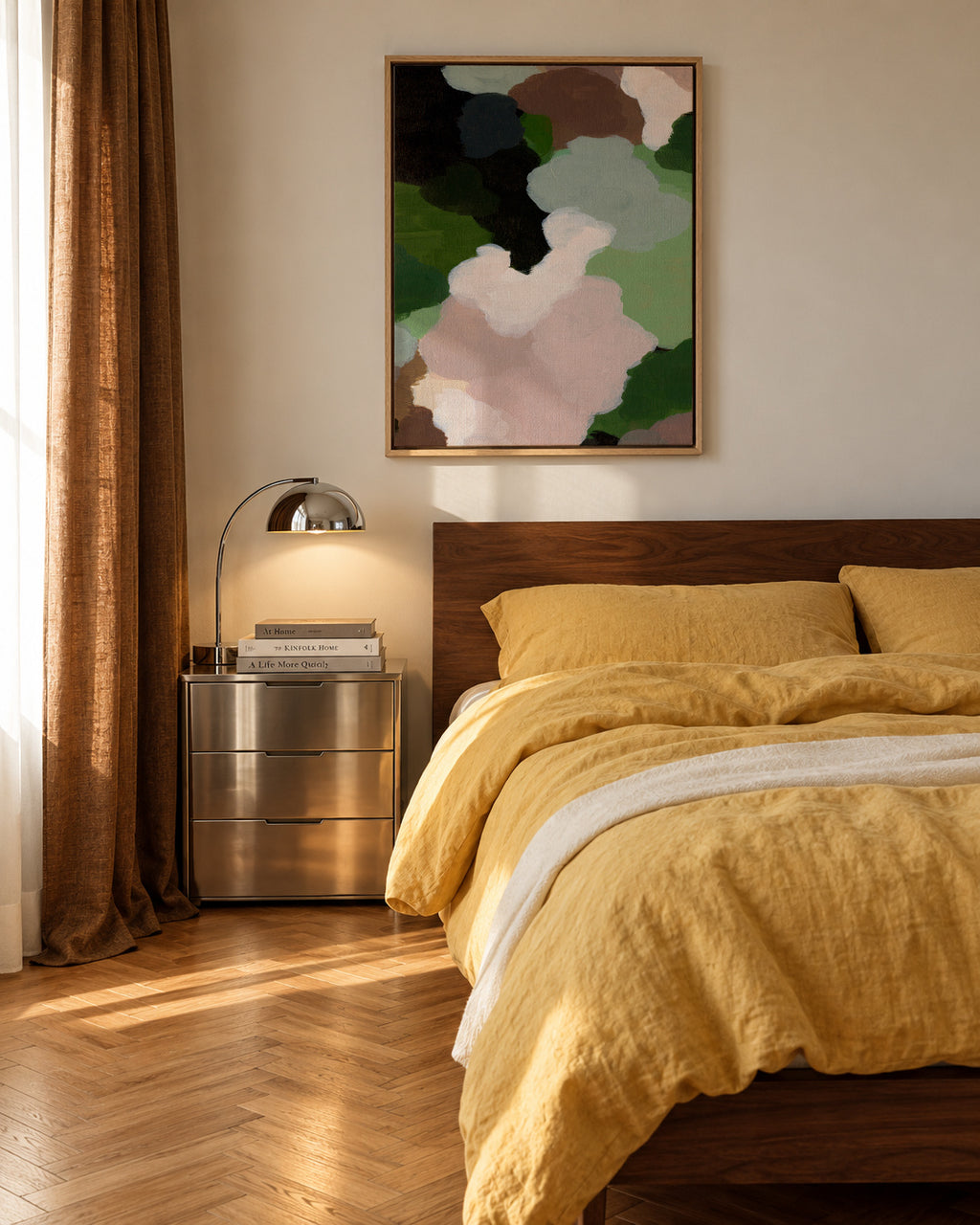 Abstract 60 - Framed canvas in an interior