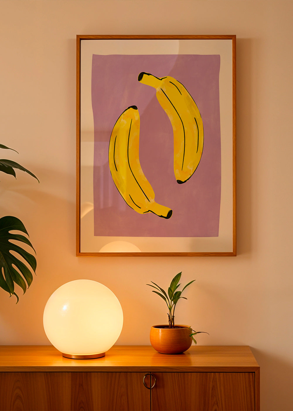 Sztuka do kuchni z żółtymi bananami – Product1