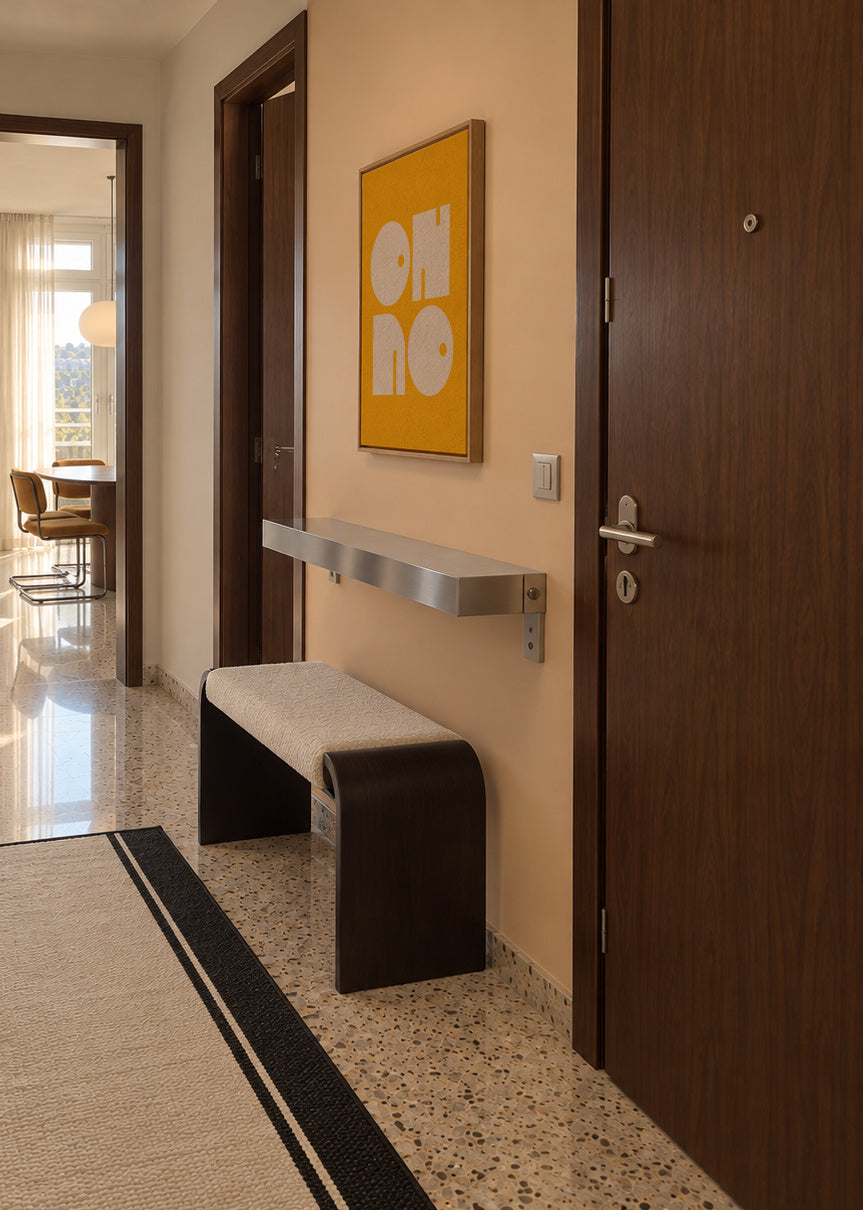 Bold Expression - Framed canvas in an interior