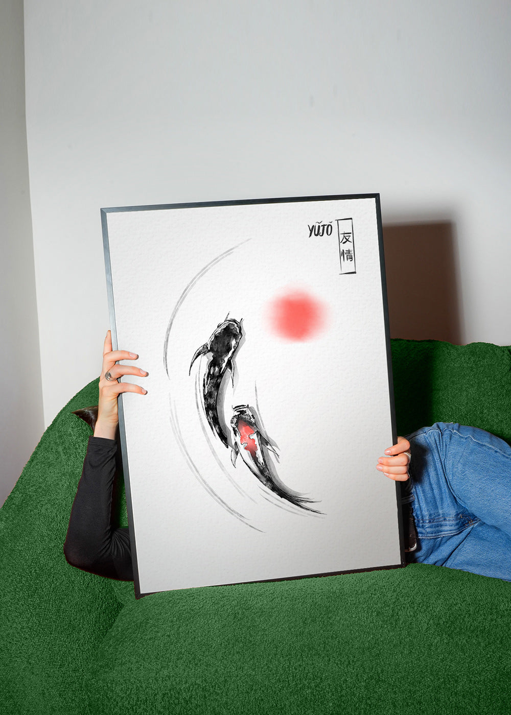 Ilustracja koi japońska minimalistyczna – Product1