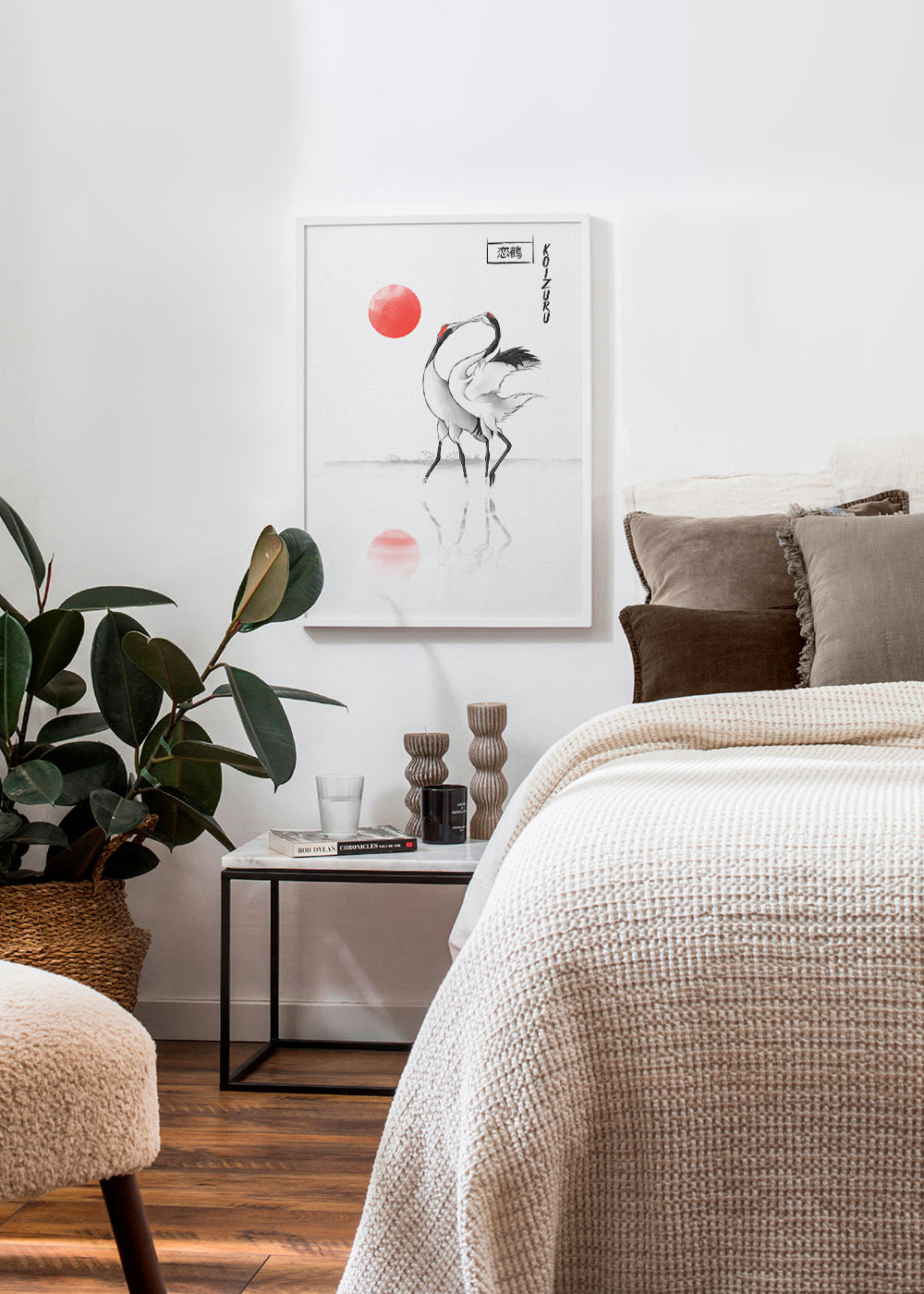 Obraz japońskie żurawie minimalistyczne – Product1
