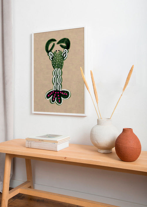 Ilustracja zielonego homara – Product1