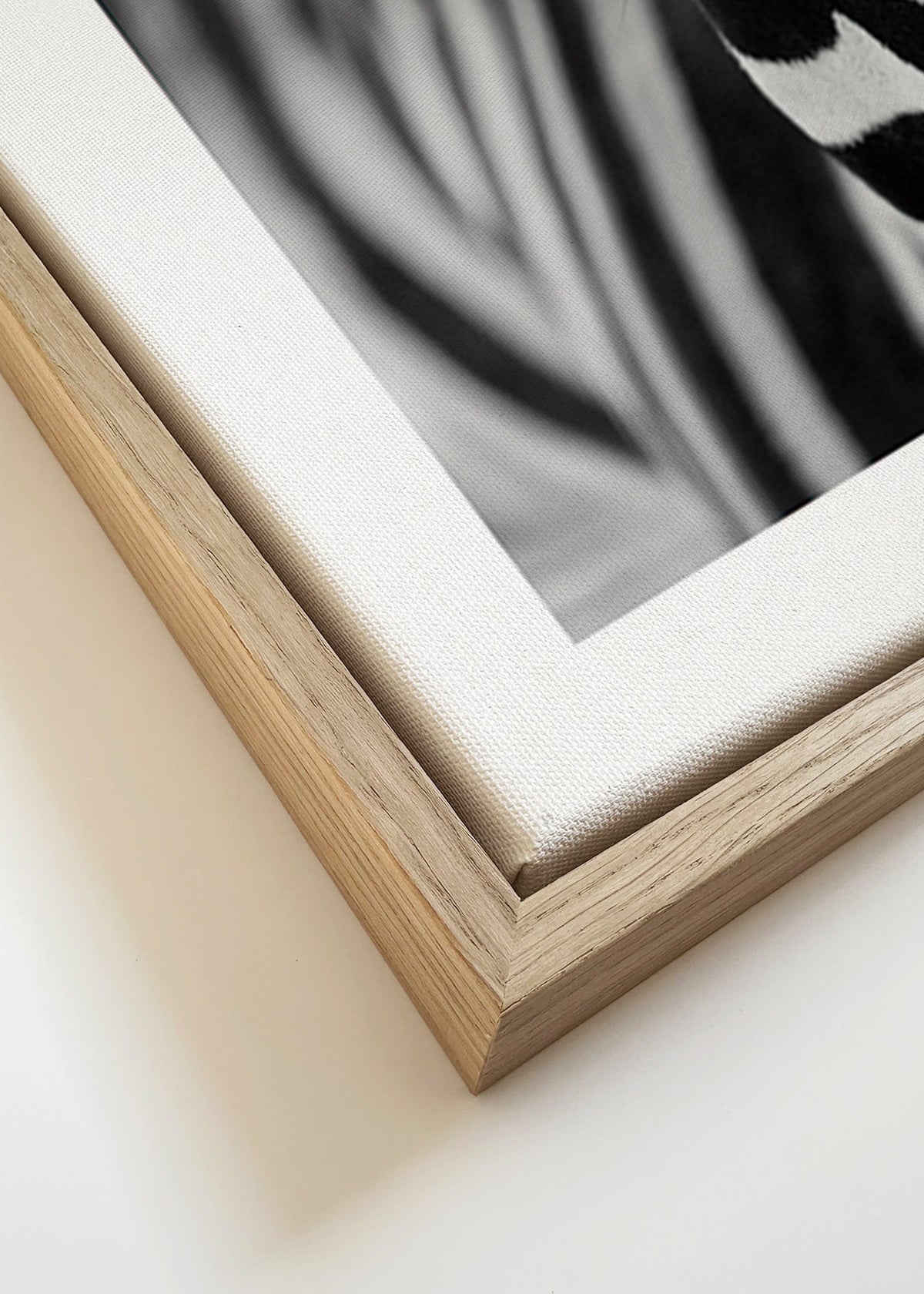 Zebra zbliżenie – Canvas detail