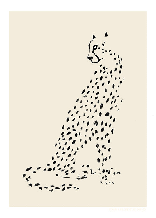 Minimalistyczny gepard