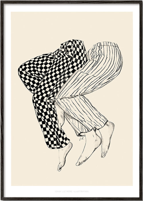 Ilustracja splecionych nóg – Black Frame