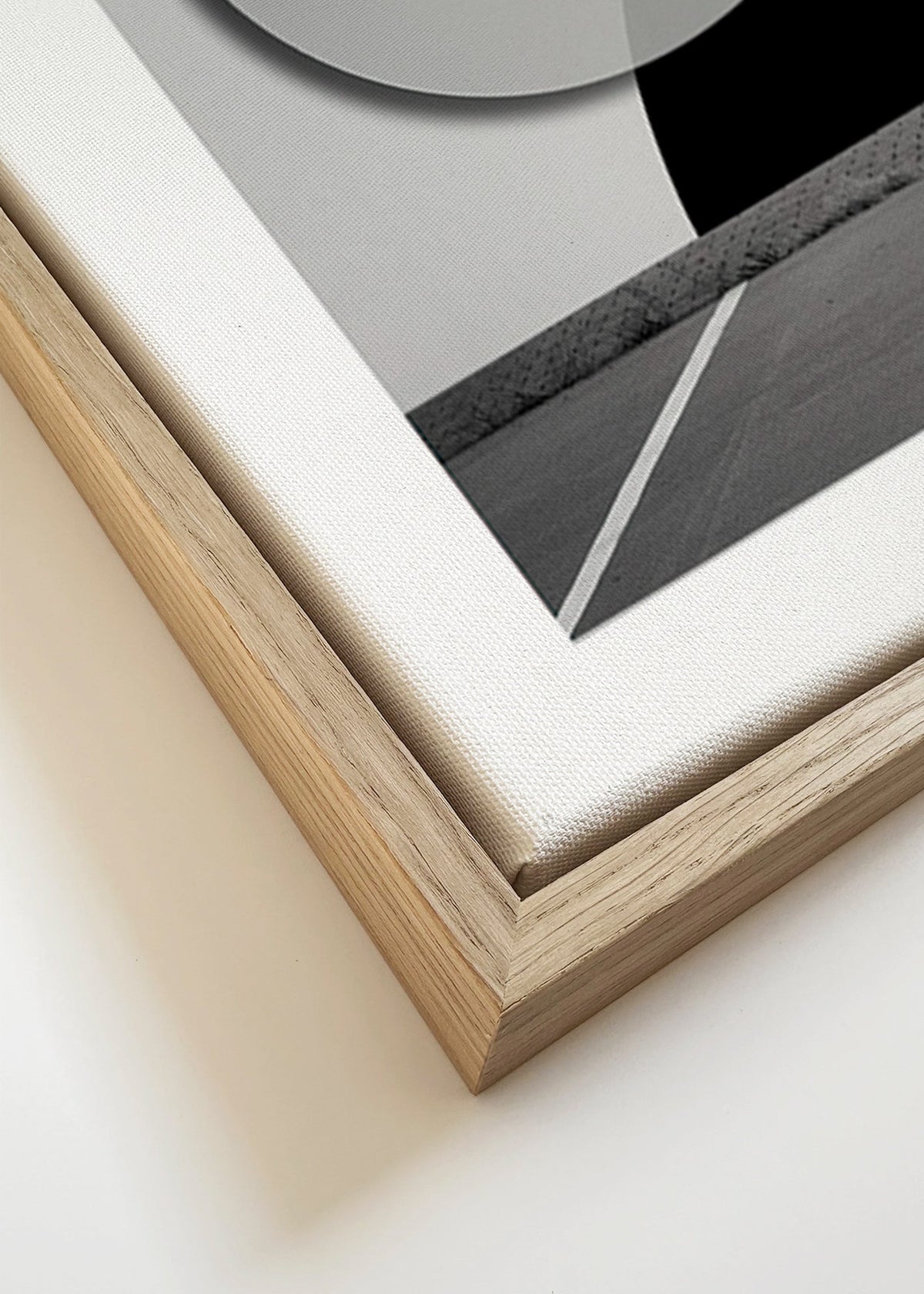 Fotografia Porsche 911 z muralem geometrycznym – Canvas detail