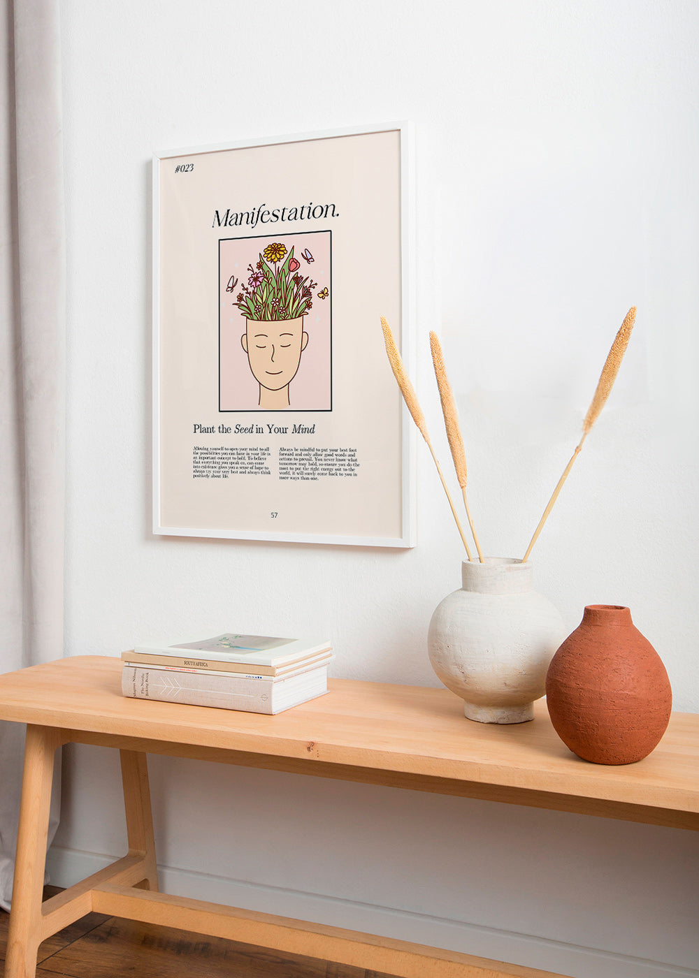 Ilustracja głowa z roślinami – Product1