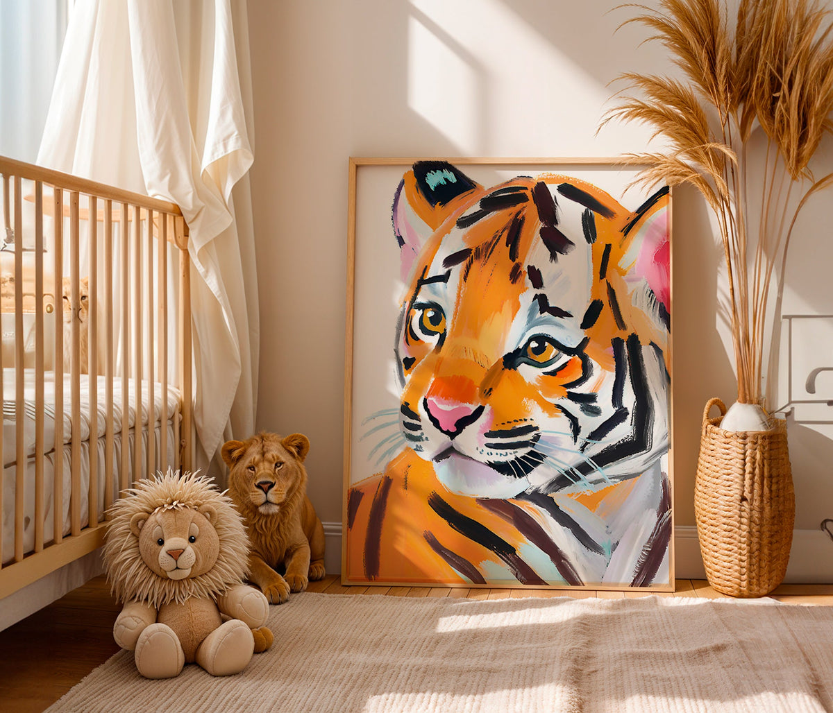 Plakat tygrys ilustracja portret – Product1
