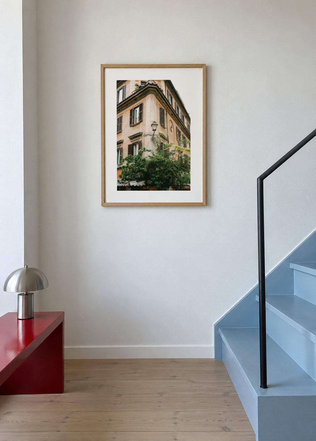 Botanical Trastevere Rome || - Framed poster in an interior