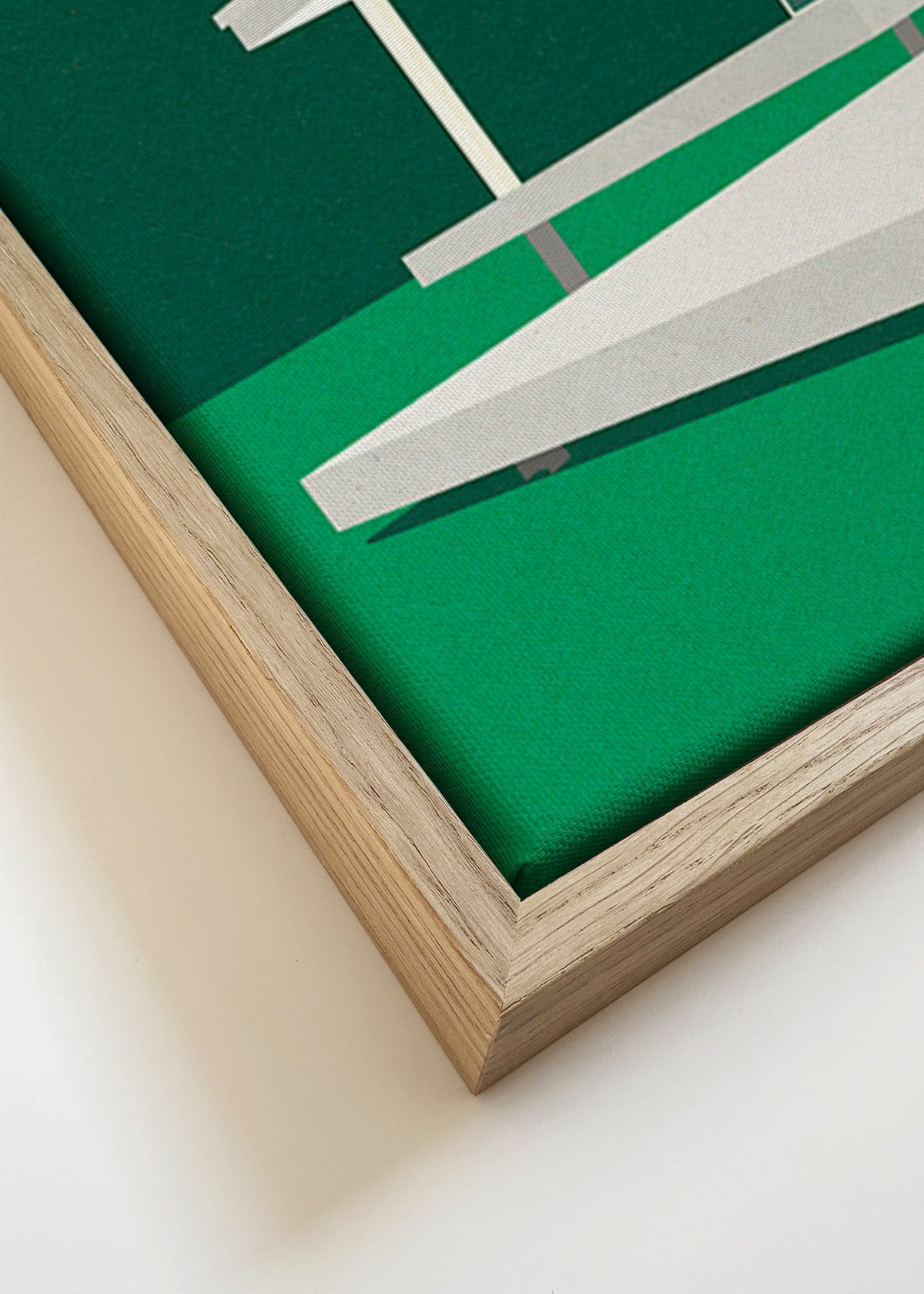 Ilustracja architektoniczna nowoczesnego domu minimalistycznego – Canvas detail
