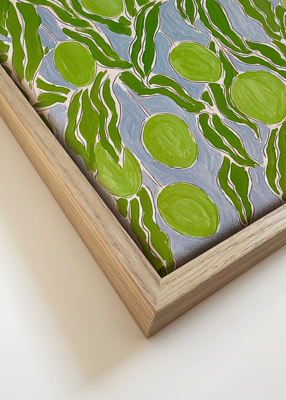 Obraz do kuchni z zielonymi mango – Canvas detail