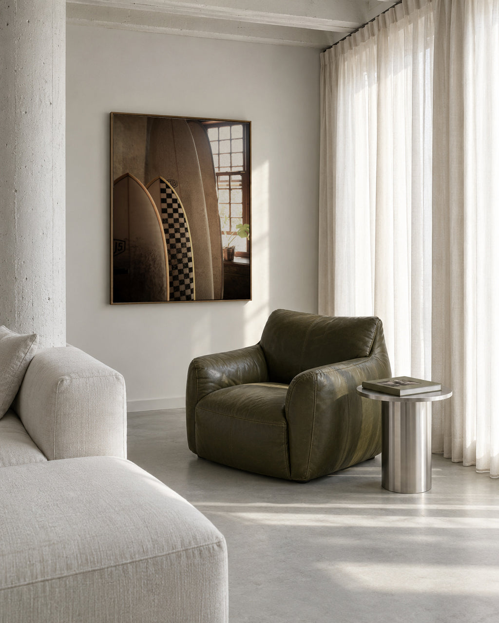 Deus - Framed canvas in an interior