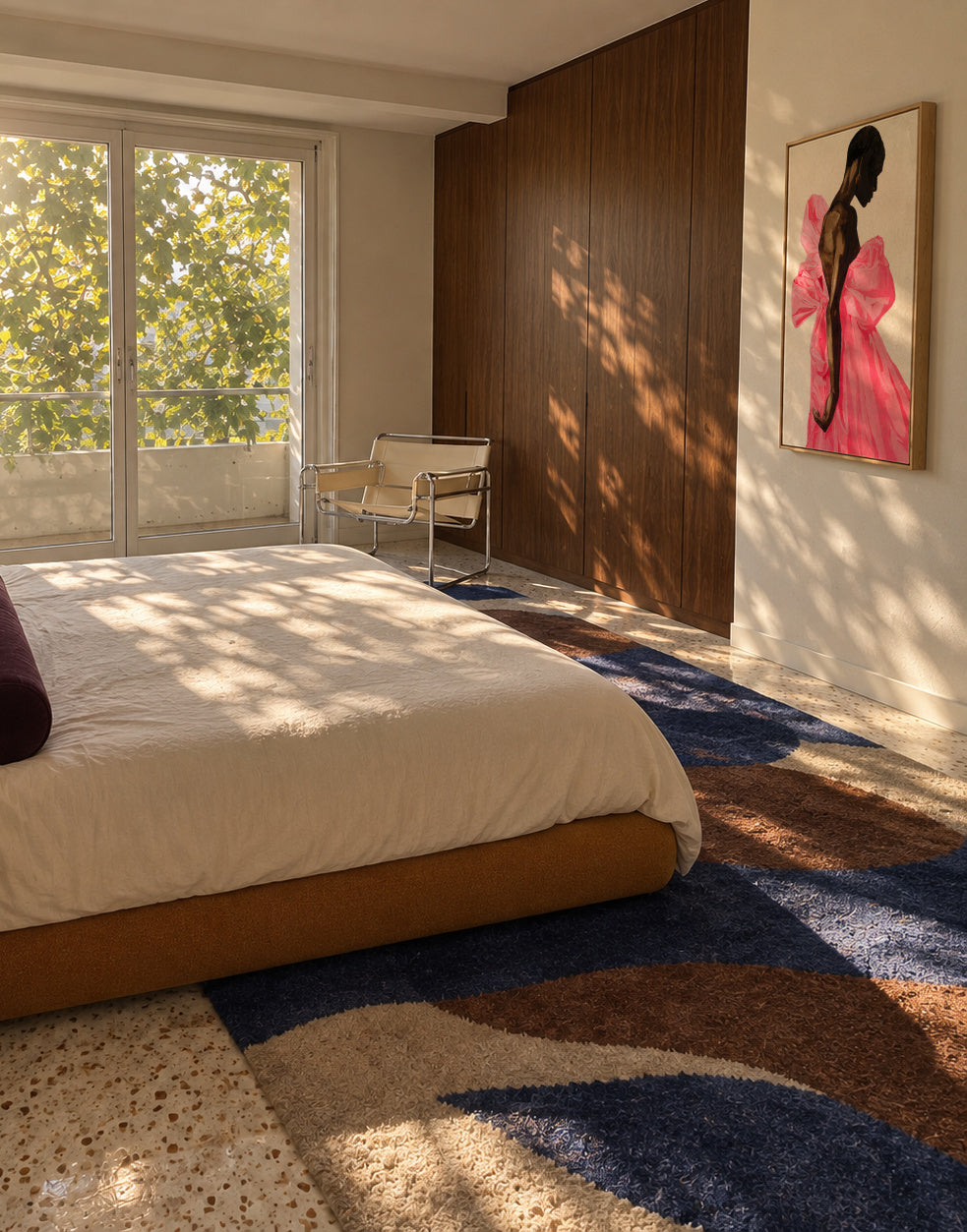 Bloom - Framed canvas in an interior