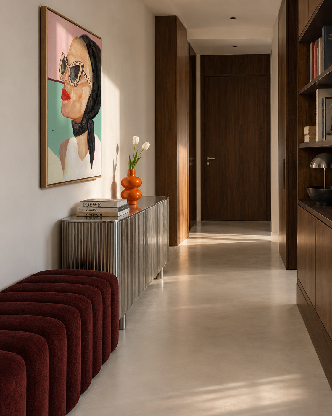 Capri - Framed canvas in an interior