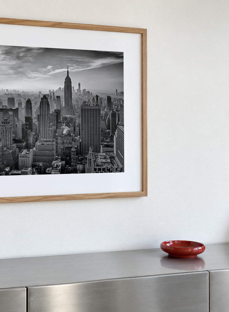 Hazy Gotham - Framed poster detail