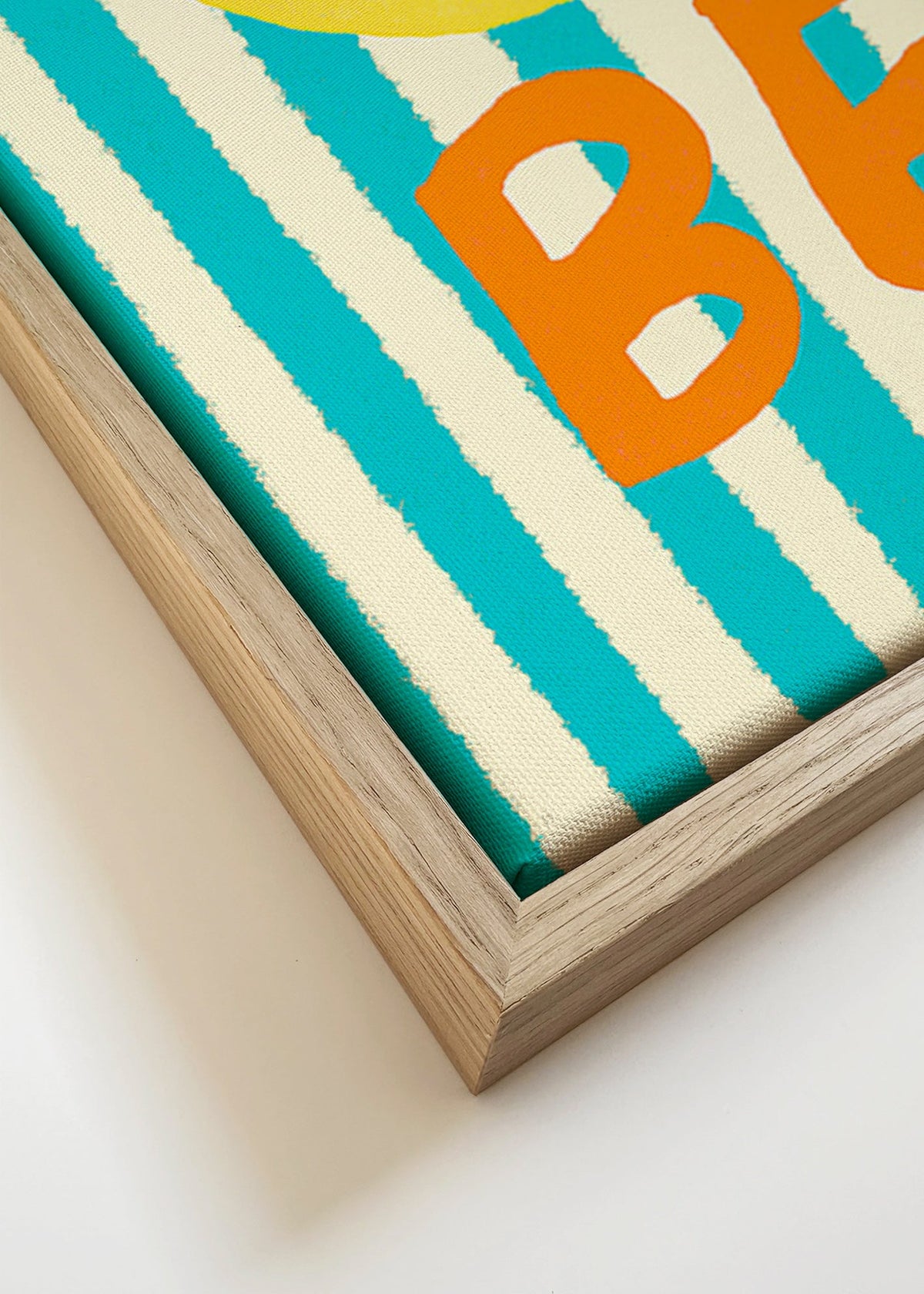 Ilustracja typograficzna Ciao Bella – Canvas detail