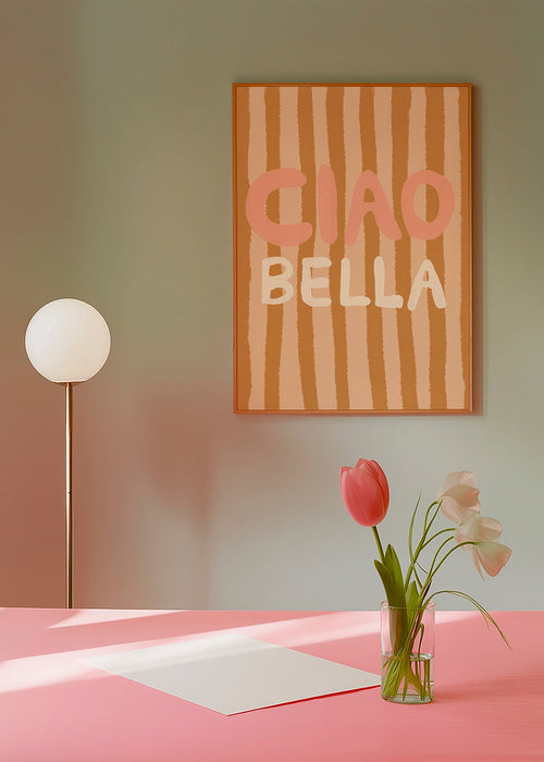 Ilustracja Ciao Bella z przypalonymi pasami – Product1