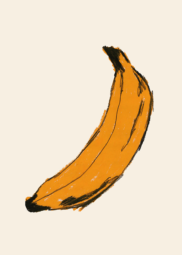 Sztuka do kuchni banan ilustracja