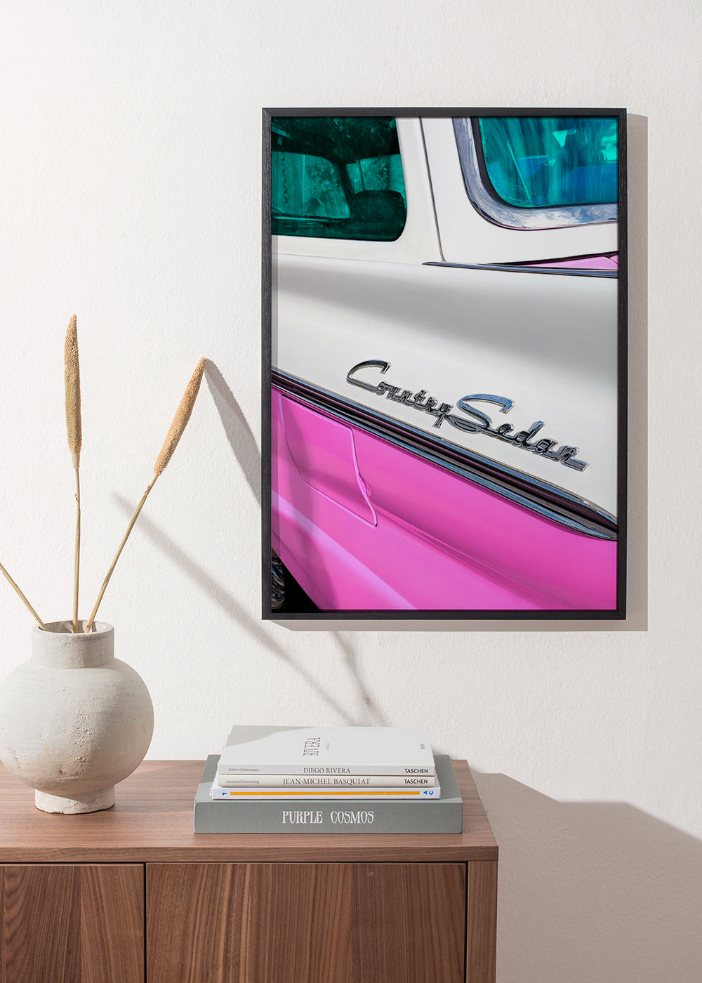 Plakat vintage Country Sedan detal chromu – Product3