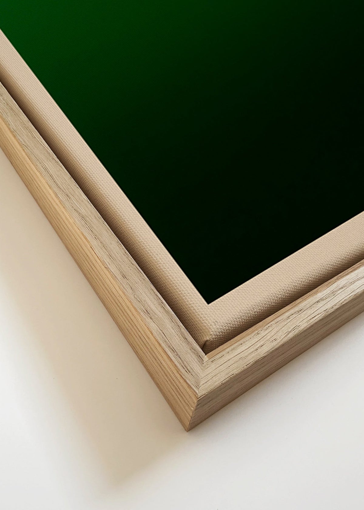 Obraz abstrakcyjny zielony gradient – Canvas detail