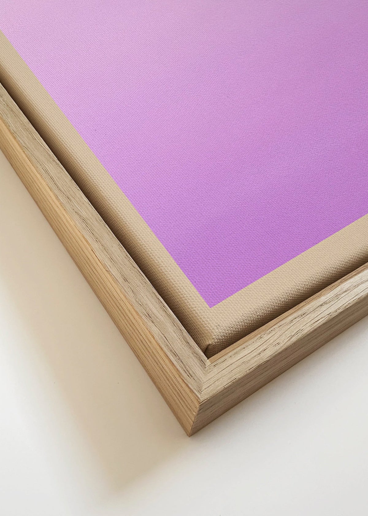 Obraz abstrakcyjny lawendowy gradient pionowy – Canvas detail