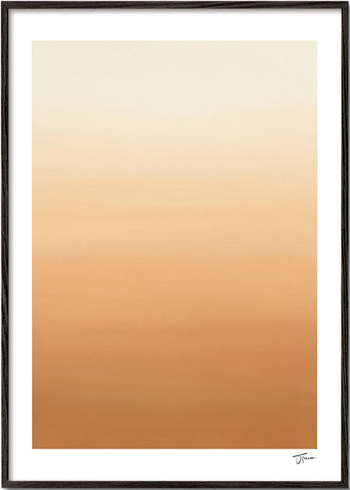 Obraz pustynny z degradacją minimal – Black Frame
