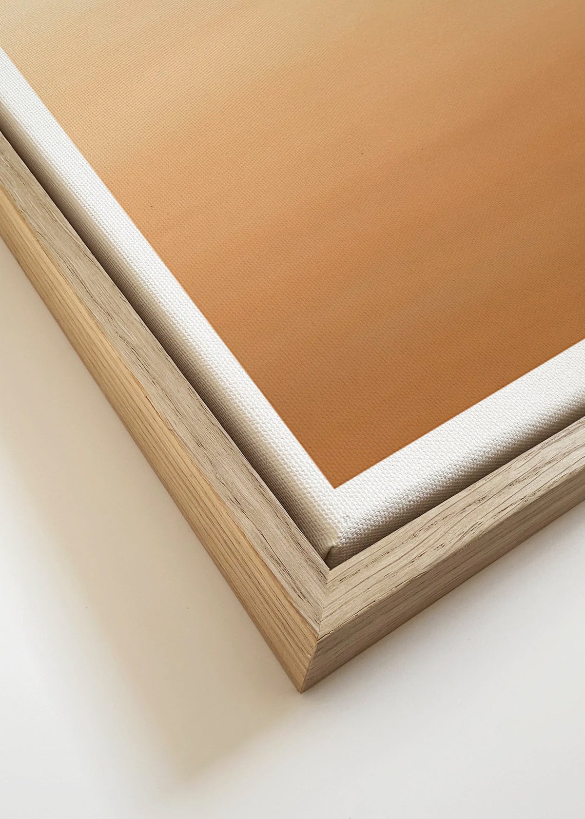 Obraz pustynny z degradacją minimal – Canvas detail