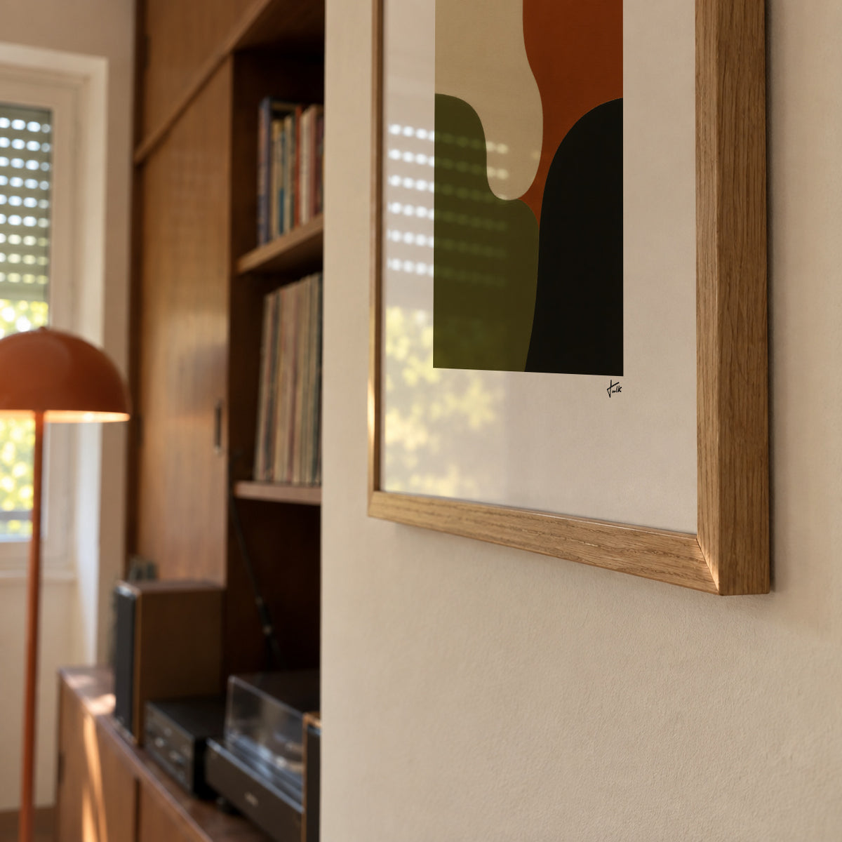 Olive Silence - Framed poster detail