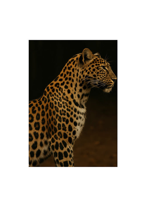 Dzieło leoparda profil