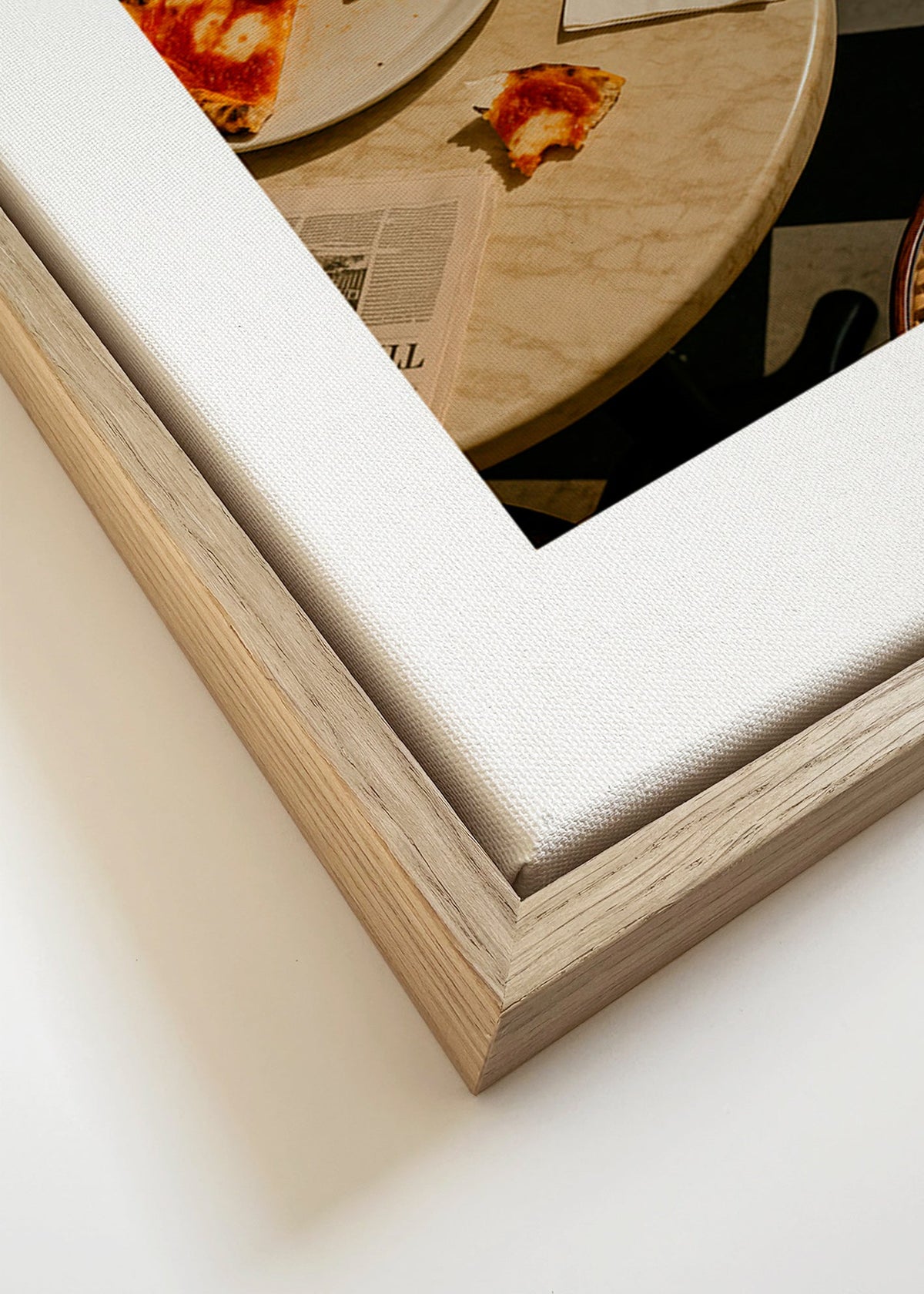 Sztuka do kuchni Pizza na marmurze – Canvas detail