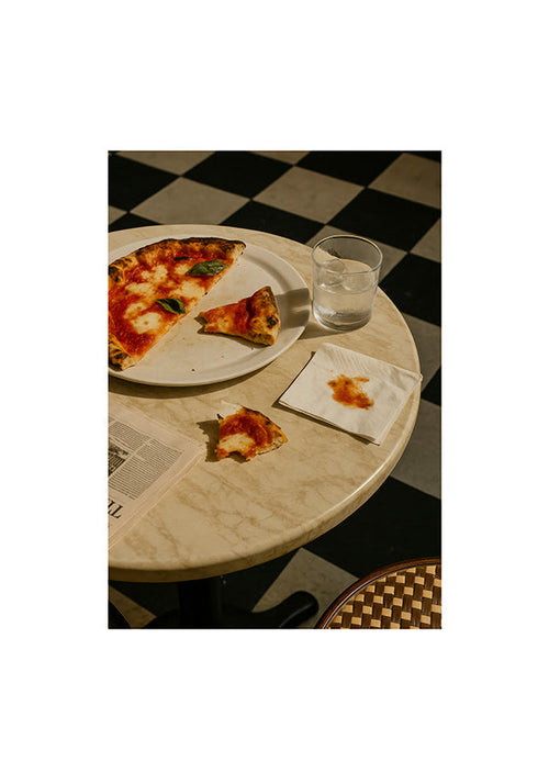 Sztuka do kuchni Pizza na marmurze