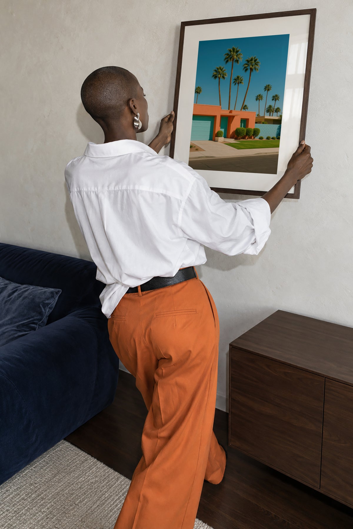 Palm House - Framed poster in an interior