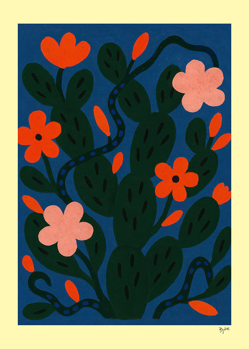Plakat botaniczny Kwiaty północy