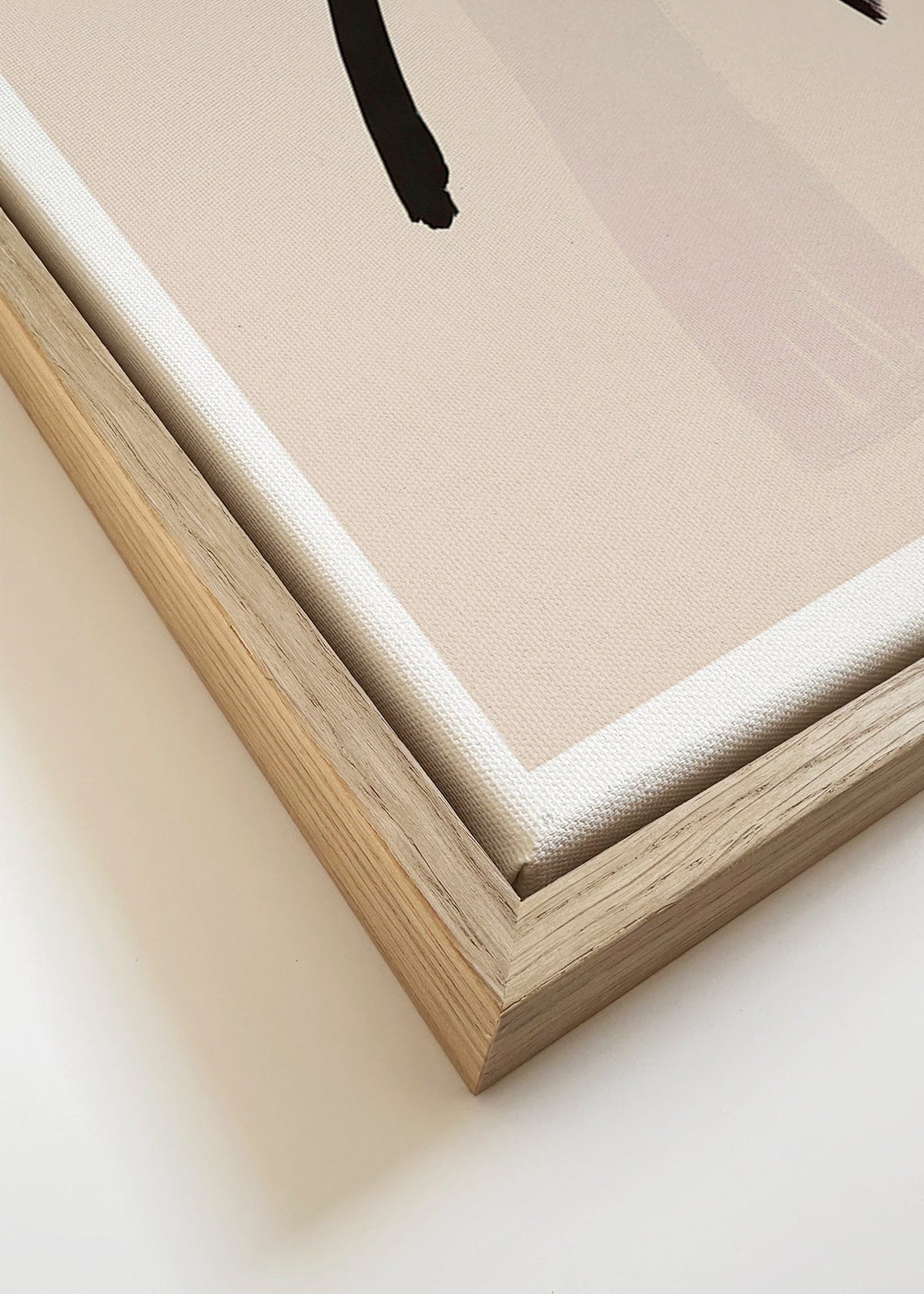 Minimalistyczna postać z kapeluszem – Canvas detail
