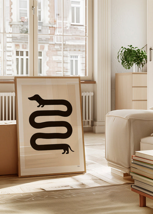 Plakat wydłużonego psa – Product1