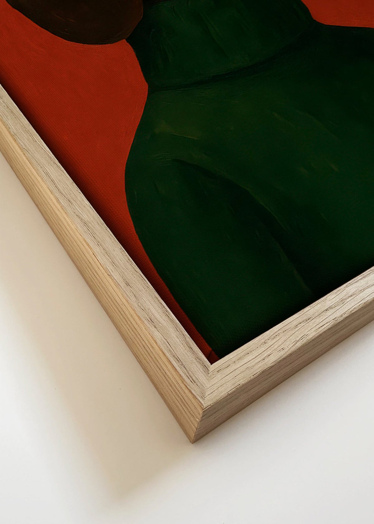 Portret psa w zielonym swetrze – Canvas detail