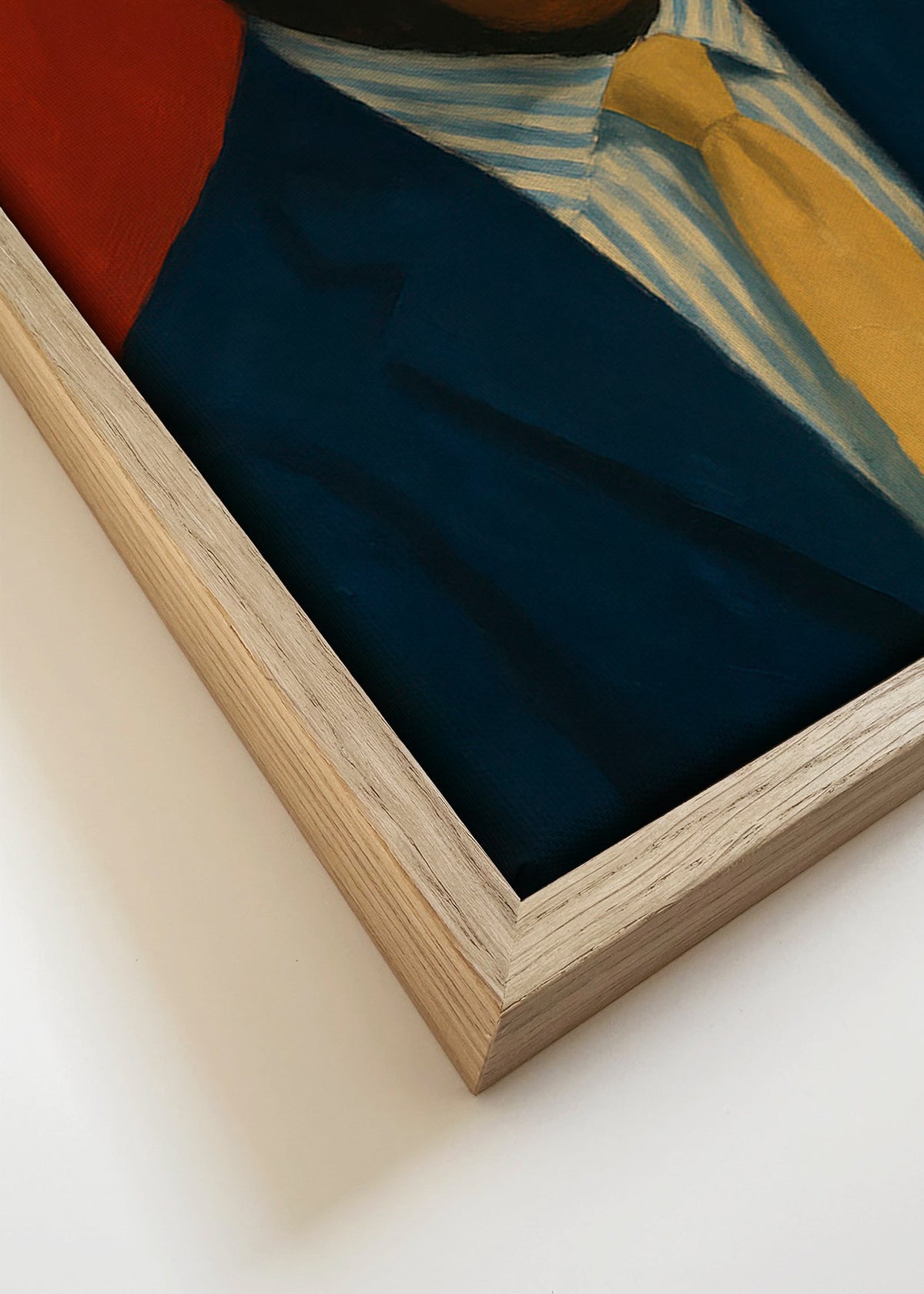 Obraz szympans w garniturze – Canvas detail