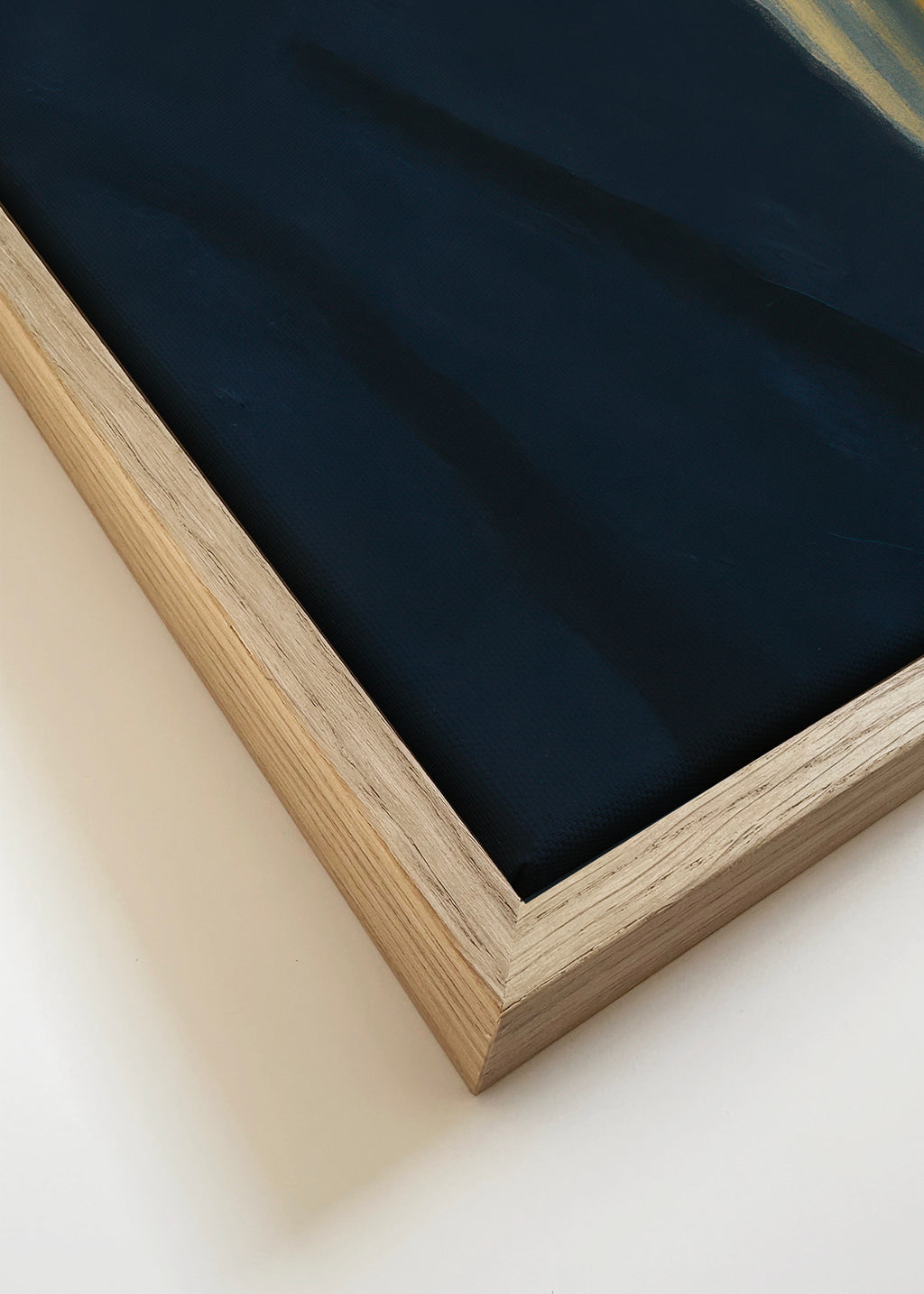 CEO Chimpanzee - Framed canvas detail