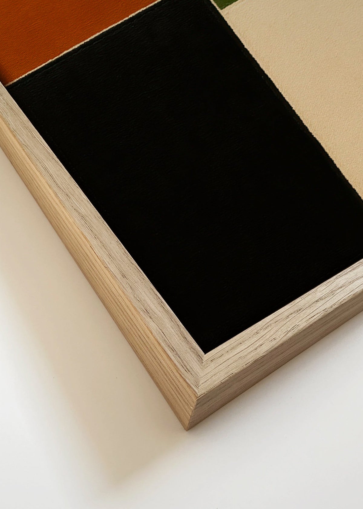 Obraz geometryczny bloki ziemi – Canvas detail