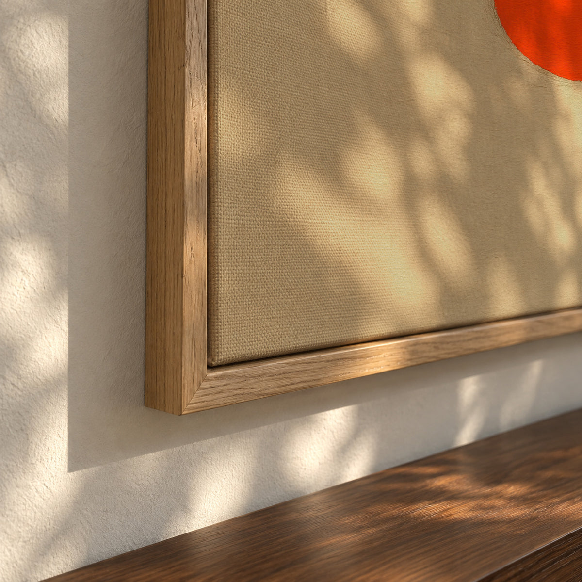 Solar Edge I - Framed canvas detail
