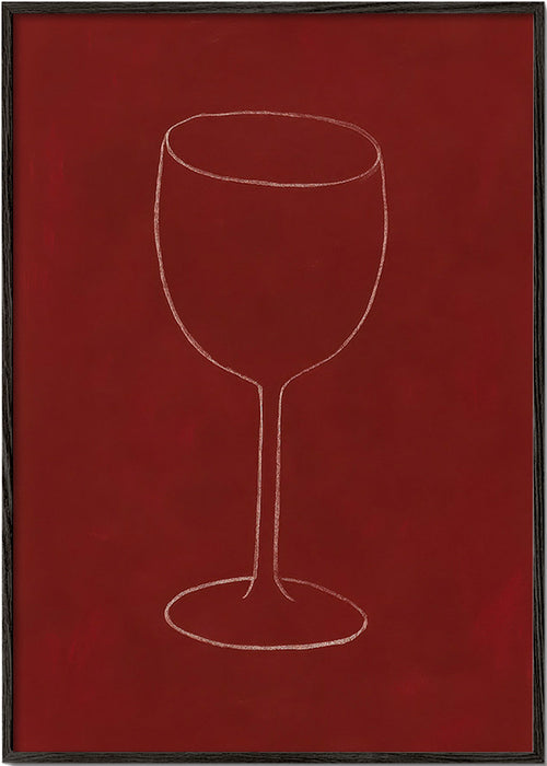 Sztuka do kuchni: sylwetka kieliszka – Black Frame